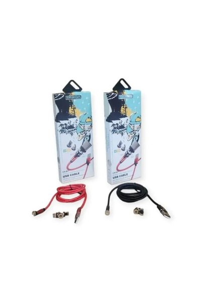 OEM Treqa CA-847 Μαγνητικό Καλώδιο Φόρτισης 3.4A 180° 3 σε 1 Lightning - USB-...