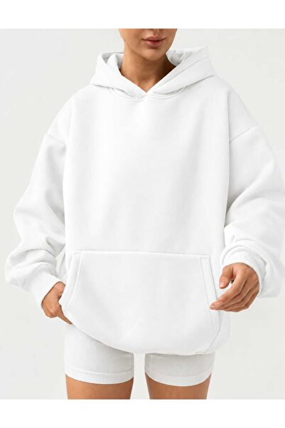BENROMA 3 Yarn Combed Cotton Hooded Sweatshirt Lr6