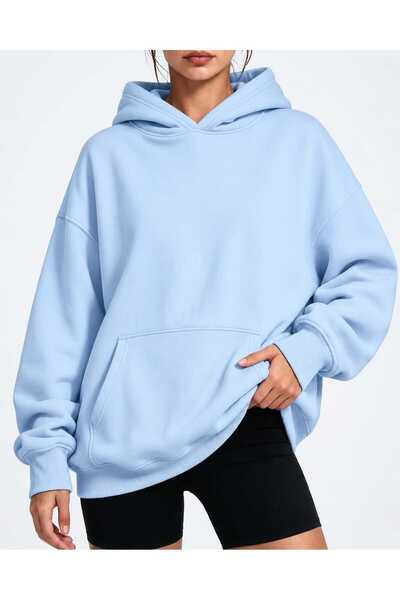 BENROMA 3 Yarn Combed Cotton Hooded Sweatshirt Lt2