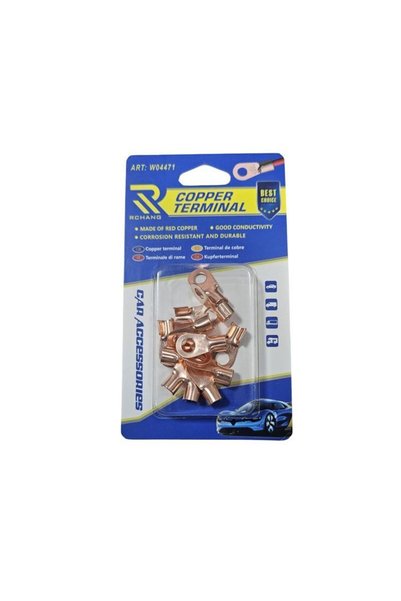 OEM Rchang Ακροδέκτες Οπής Χάλκινο 12τμχ 20A W04471 - Copper terminal 12pcs