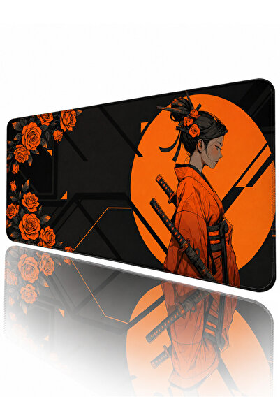 Cristante Zappella Πορτοκαλί Rosakiri 90x40 XXL Gaming Mousepad Μεγάλο Mouse ...