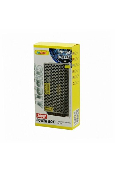 OEM Andowl Τροφοδοτικό LED Ισχύος 200W με Τάση Εξόδου 12V Q-D15A - Power Box
