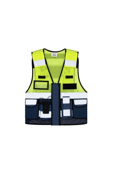 Korntex Vestă unisex tactică mesh SPARTA, benzi reflectorizante, buzunare mul...