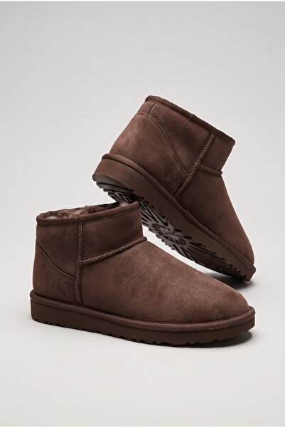LEMİ SHOES Σούπερ μίνι γυναικεία παπούτσια μπότες χωρίς κορδόνια, με επίπεδη ...