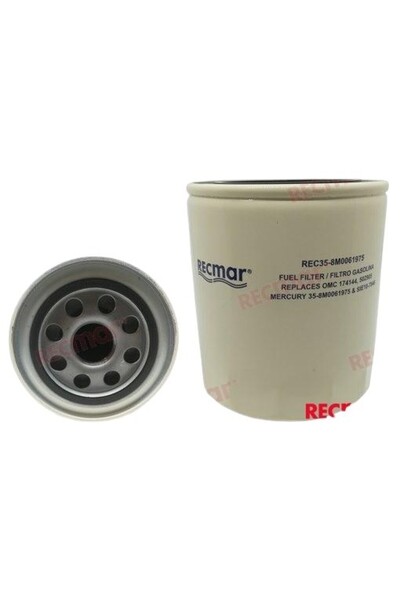Recmar Filtru de combustibil OMC Volvo Penta 2.3L 3.0L 4.3L 5.0L 5.7L V8 8M00...