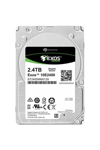 Seagate EXOS 10E2400 Ent.Perf. 10K 2.4TB cu Cache îmbunătățit HDD 512e/4Kn Fa...