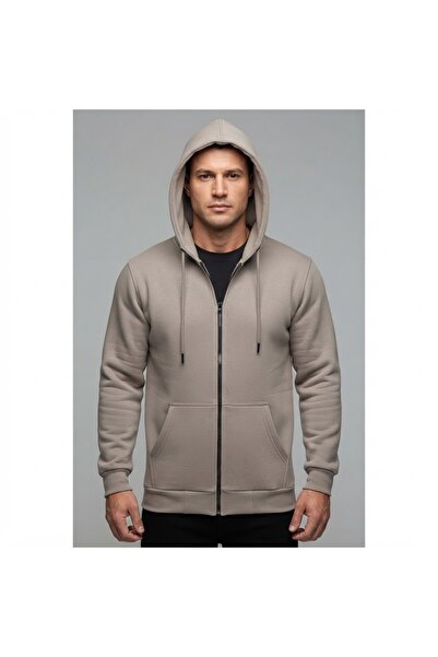 ROSE DAWSON Men's Winter Thick 3 Thread Count Hooded Zippered Cardigan/Sweats...