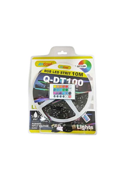 OEM Andowl Λεντοταινία LED ταινία RGB 10m με τηλεχειριστήριο Q-DT100 - LED st...