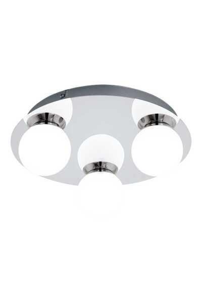 Eglo Plafonieră baie LED MOSIANO 94629, 3 x 3,3 W, 1020 lm, 3000 K, IP44, crom