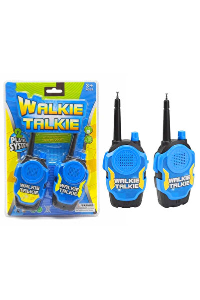 Art Tone LİMON 2290 WALKİE TALKİE TELSİZ MAVİ SESLİ PİLLİ İKİLİ 3+ 1 Adet
