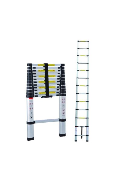 Tradesor Πτυσσόμενη σκάλα αλουμινίου - 100 - 3.8m - 711032