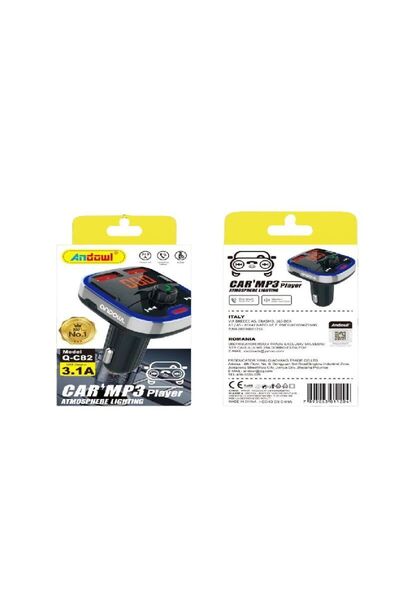 OEM Andowl Πομπός αυτοκινήτου φορτιστής MP3 Player Q-C82 – Car MP3 Player Atm...