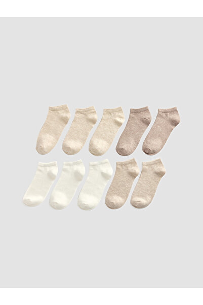 LC Waikiki Quality Pieces from Çelebi Store Women's Booties Socks 10-Pack