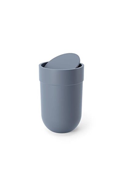 UmbraWear Umbra Touch Trash Can, Small 1.6-Gallon Garbage Bin with Swing Lid,...