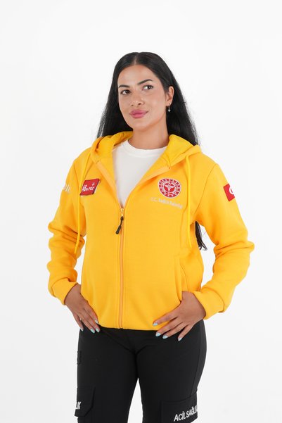 Ekg Medikal 112 Acil Kapşonlu Polar (Unisex)