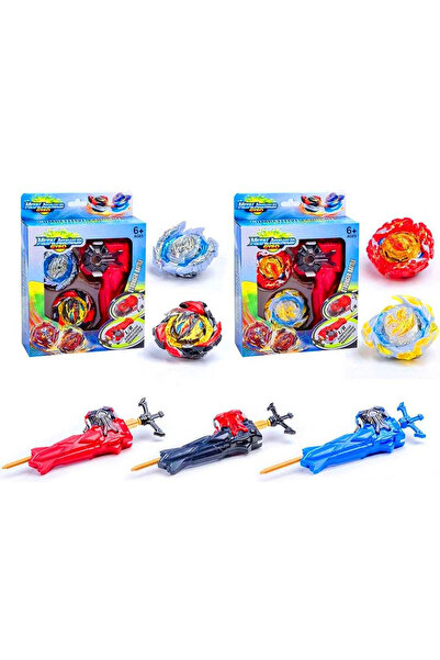 Art Tone BAŞEL BEYBLADE BJ218-6G6 METAL ASSEMBLED GYRO TOPAÇ İKİLİ 6+ 1 Adet