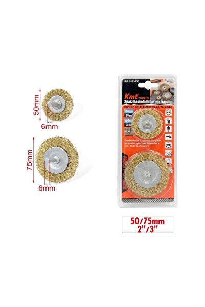 OEM KMT Tools Συρματόβουρτσα Δισκοειδής 50mm 75mm - Drill Brush