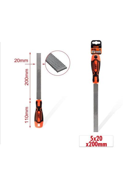 OEM KMT Ράσπα Πλακέ ΑΣΠΑ ΠΛΑΚΕ 5x20x200mm - Rasp