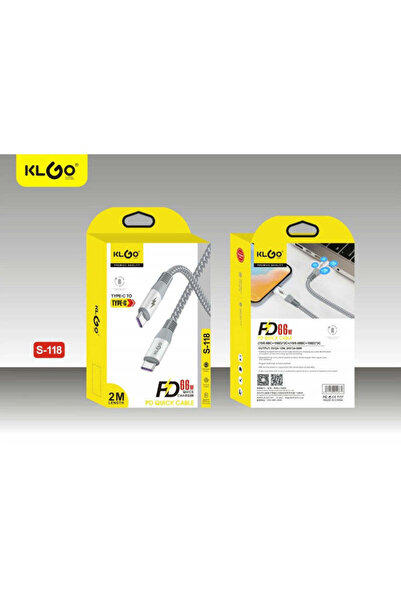 klgo ΚΑΛΩΔΙΟ TYPE-C/TYPE-C ΦΟΡΤΙΣΗΣ ΚΑΙ ΜΕΤΑΦΟΡΑΣ ΔΕΔΟΜΕΝΩΝ S-118