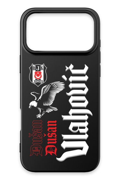 Beşiktaş Dušan Vlahović Kartal iPhone 18 Pro Case (Silicone) - Licensed Original