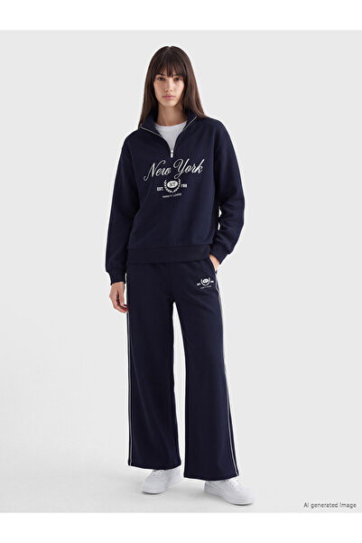 LC Waikiki Esvab • Modern & Distinctive Printed Women's Thick Sweatpants