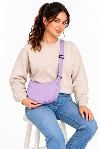 Bevitton Lilac Adjustable Strap Women's Mini Shoulder Bag and Crossbody Bag 0066