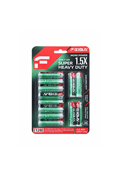 OEM Μπαταρίες ΑΑ Super Heavy Duty 12 Τεμαχίων – AA Super Heavy Duty Batteries