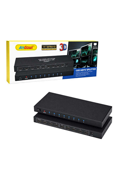 OEM Andowl Διακλαδωτής HDMI 1 σε 8 4K Ultra HD με Υποστήριξη 3D Q-HD2100 - HD...