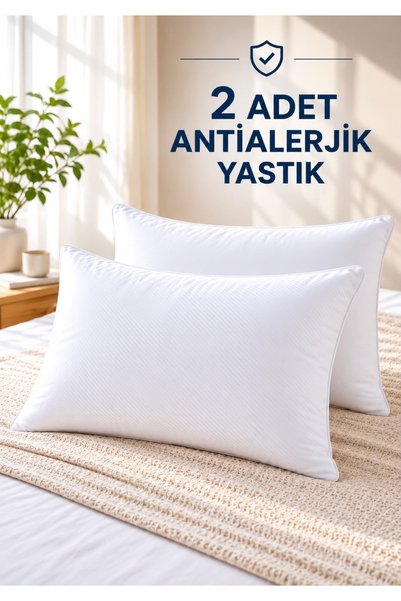 WOOLY LIFE Yastık silikon elyaf dolgulu yastık 2 adet