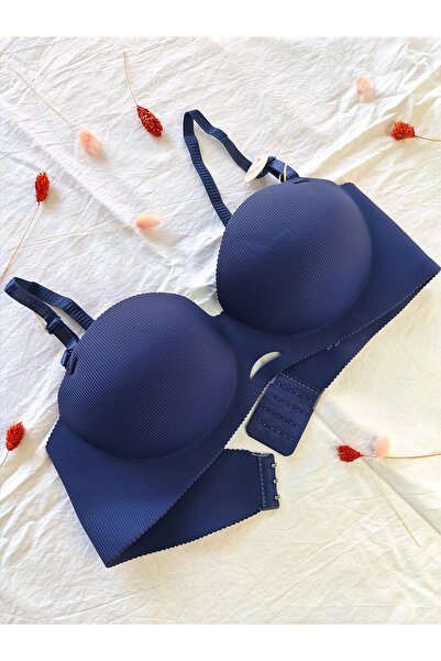 BEST BRA LİNGERİE Women's Laser Cut Seamless Underwire Supported Push up Bra
