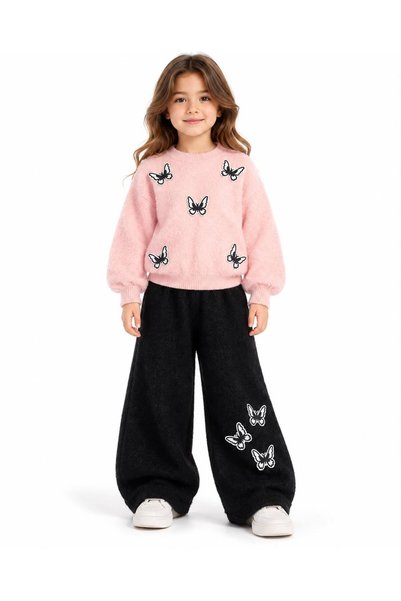 BY WORRN Girl's Butterfly Yumos Knitwear 4-12 Years Trend Set
