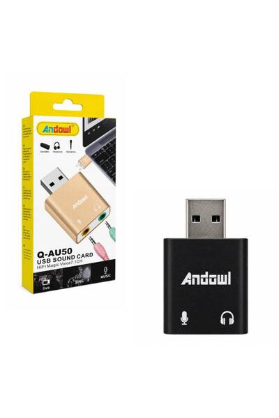 OEM Andowl Εξωτερική Κάρτα Ήχου USB 7.1 Q-AU50 -External USB Sound Card