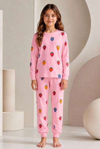 Novelle %100 Pamuk Kız Çocuk Pijama Takımı