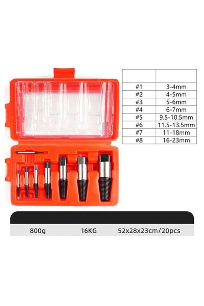 OEM Σετ εξωλκέων βιδών 6τμχ - Screw extractor set