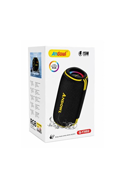 OEM Andowl Φορητό Ασύρματο Ηχείο Bluetooth RGB 15W IPX6 Q-YX62 - Portable Blu...