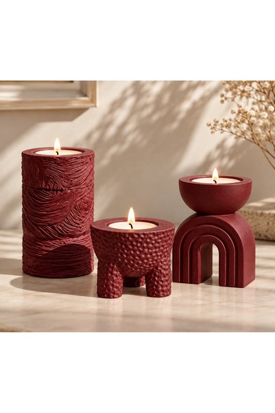 By Şirin Candle Premium Mumluk Seti