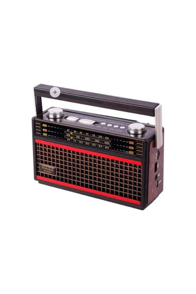 Tradesor Επαναφορτιζόμενο ραδιόφωνο Retro - M1926BT - Meier - 416266 - Red