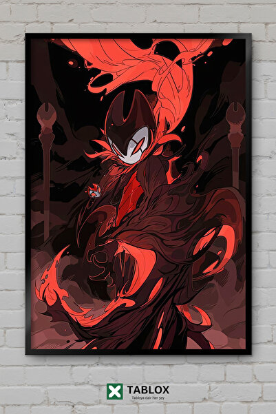 tablomaxtbx Hollow Knight Gaming Game Dark Fantasy Αφίσα με κορνίζα Διακοσμητ...