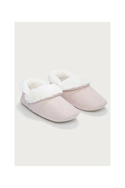 THE WHITE COMPANY Faux Suede Plush Lined Women's Home Boots Slippers