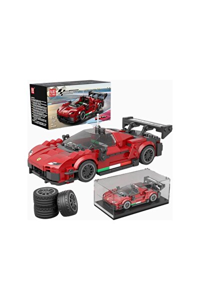 mouldking Mould King 27087 Sports Car Building Set 416 Pieces with Acrylic Box