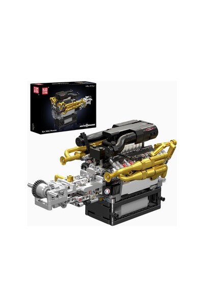mouldking Mould King 10224 V12 Engine Building Set 974 Pieces Collectible Model