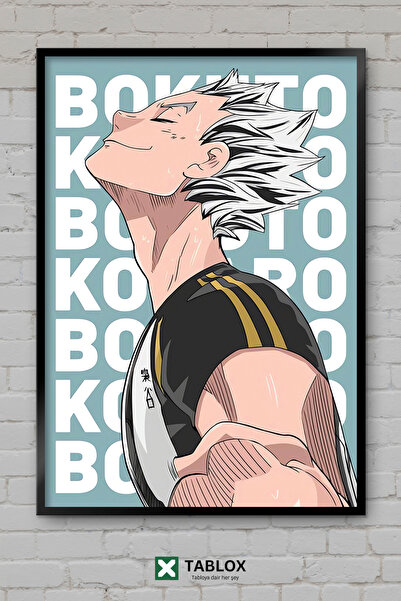 tablomaxtbx Haikyuu Bokuto Kotaro Βόλεϊ Άνιμε Μάνγκα Ιαπωνική Αφίσα Κορνιζαρι...