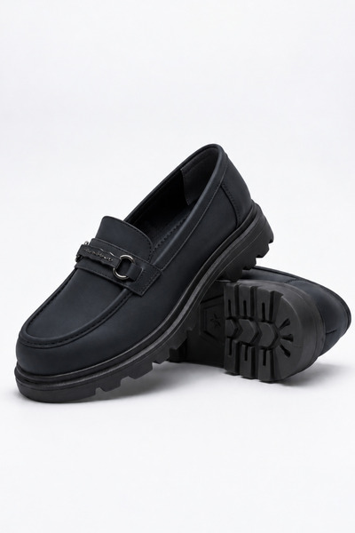 Step Stones Γυναικεία Loafer Παπούτσια με Ψηλή Σόλα και Πόρπη - Άνετα Παπούτσ...