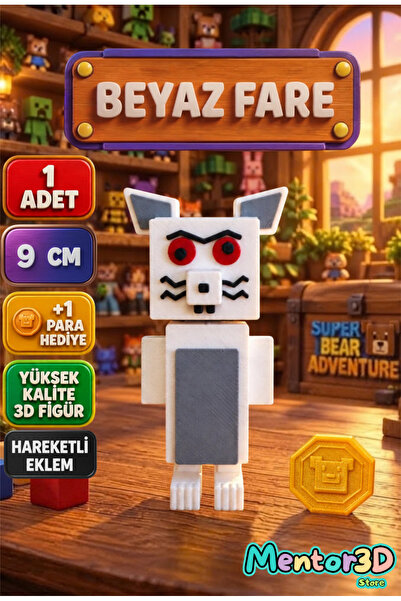Super Bear Adventure Baaren Kırmızı Ayı ve Shicka Seti Süper Ayı Oyuncak