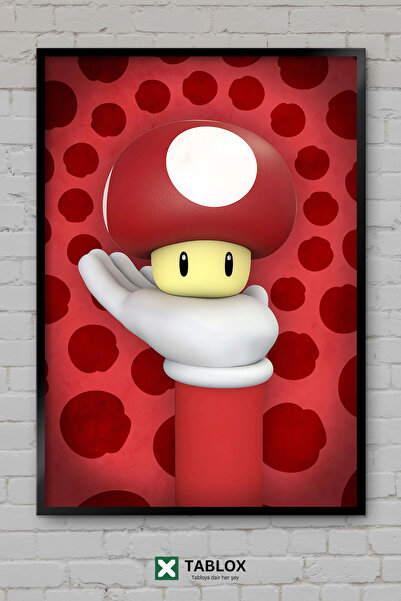 tablomaxtbx Odrasli Magija Mario Nintendo Igra Lik Okvir Izgled Dekorativni M...