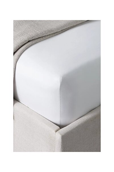 THE WHITE COMPANY 400 Thread Cotton Satin Fitted Sheets Set of 2
