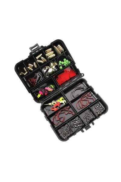Tradesor Σετ αξεσουάρ ψαρέματος σε θήκη - 128pcs - 831803