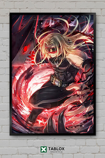 tablomaxtbx Guilty Gear Strive Fighting Game Αφίσα παιχνιδιού μάχης με κορνίζ...