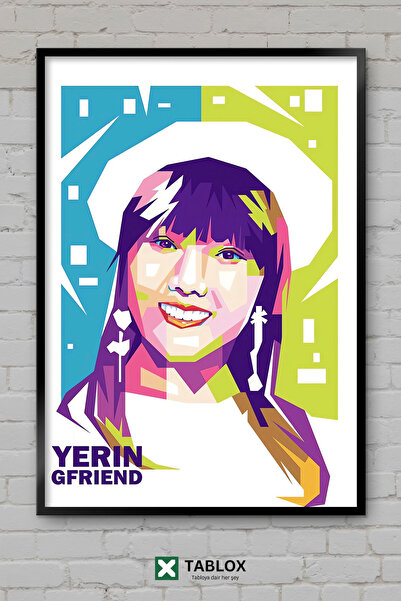tablomaxtbx Devojka Yerin, pevačica Kpop grupe, ukrasna MDF slika u ramu