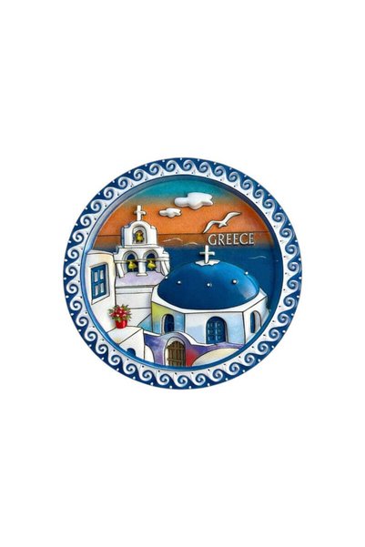 Tradesor Tουριστικό μαγνητάκι Souvenir - Σετ 12pcs - Greece - 678530